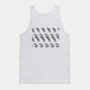 Jumping zebra Tank Top